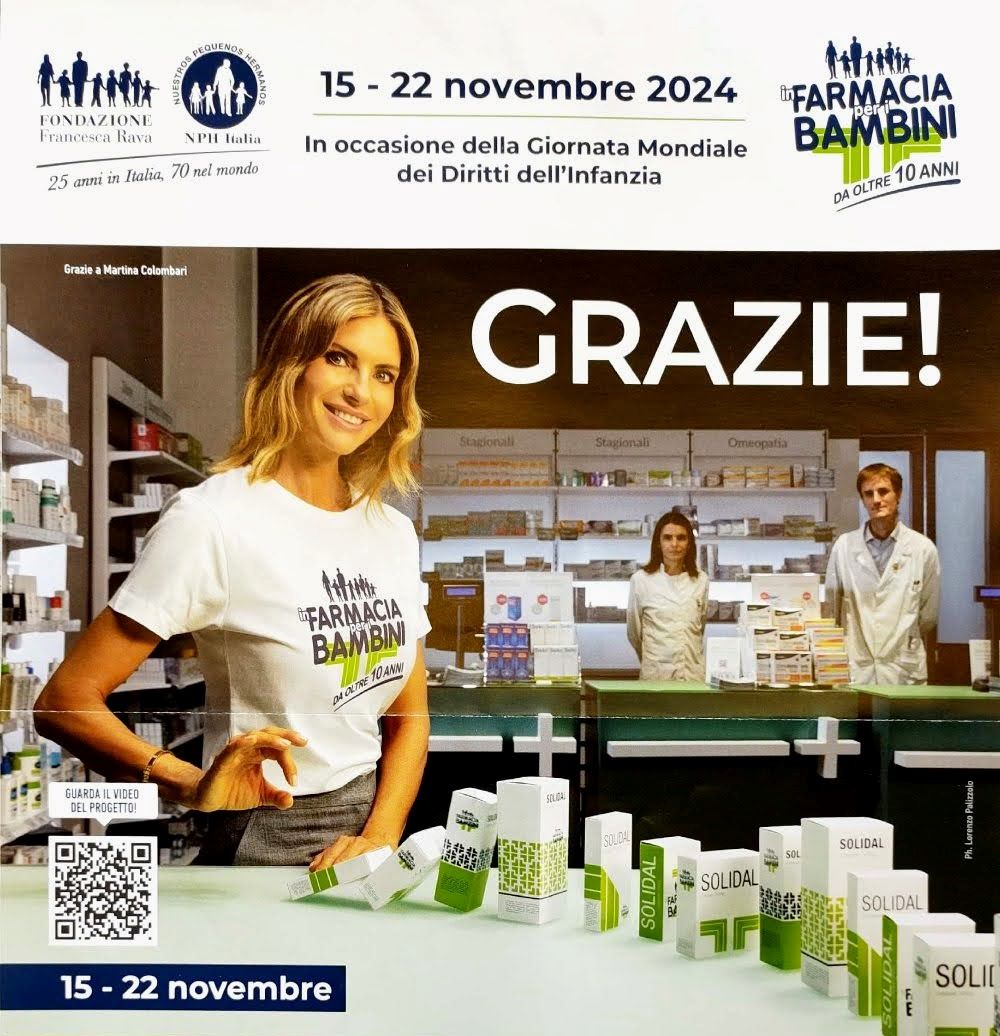 I BAMBINI IN FARMACIA con la Fondazione Francesca Rava